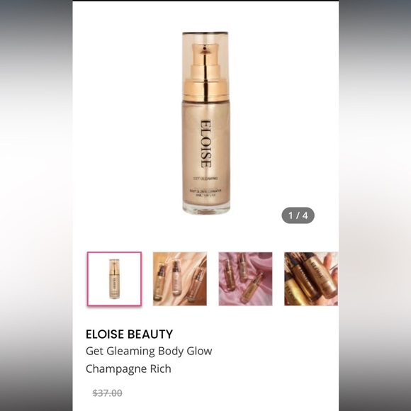 Eloise Skincare New Eloise Beauty Get Gleaming Body Glow Poshmark
